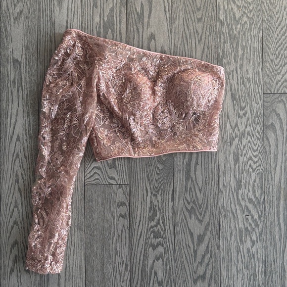 Sherri Hill Rose Gold Dress💕 - Picture 5 of 11